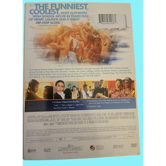 We The Party DVD Movie By Mario Van Peebles 2012 - Picture 2 of 2